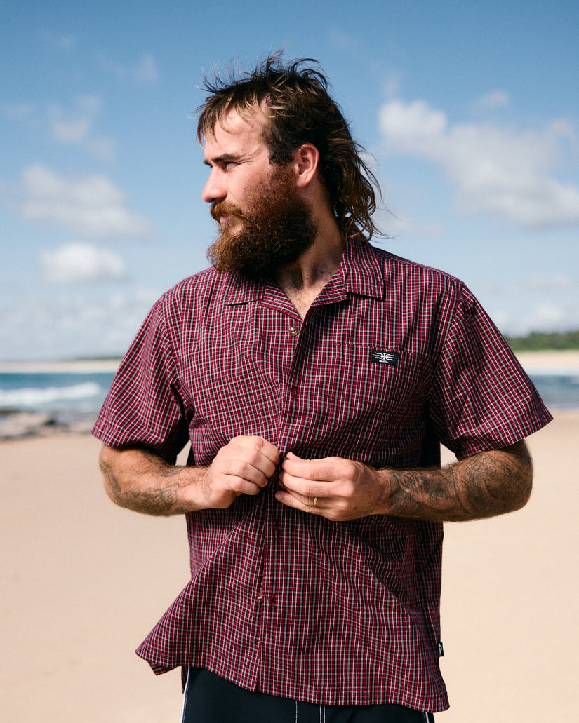 Liquid Metal Short Sleeve Shirt - Biking Red