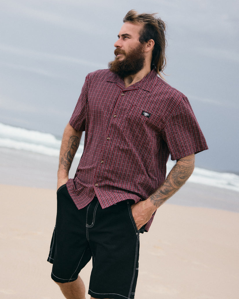 Liquid Metal Short Sleeve Shirt - Biking Red