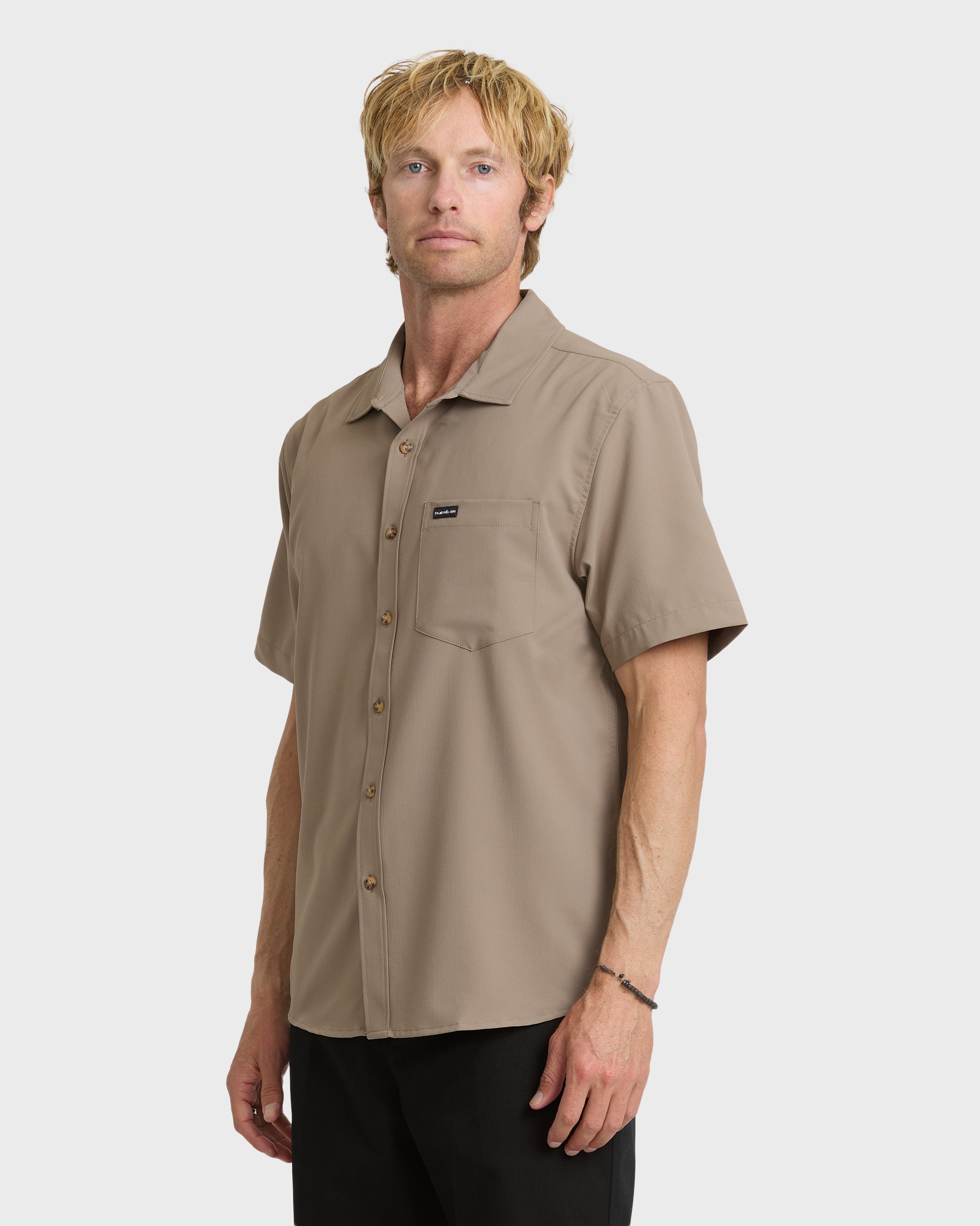 Allport Classic Short Sleeve Shirt - Fallen Rock | Quiksilver