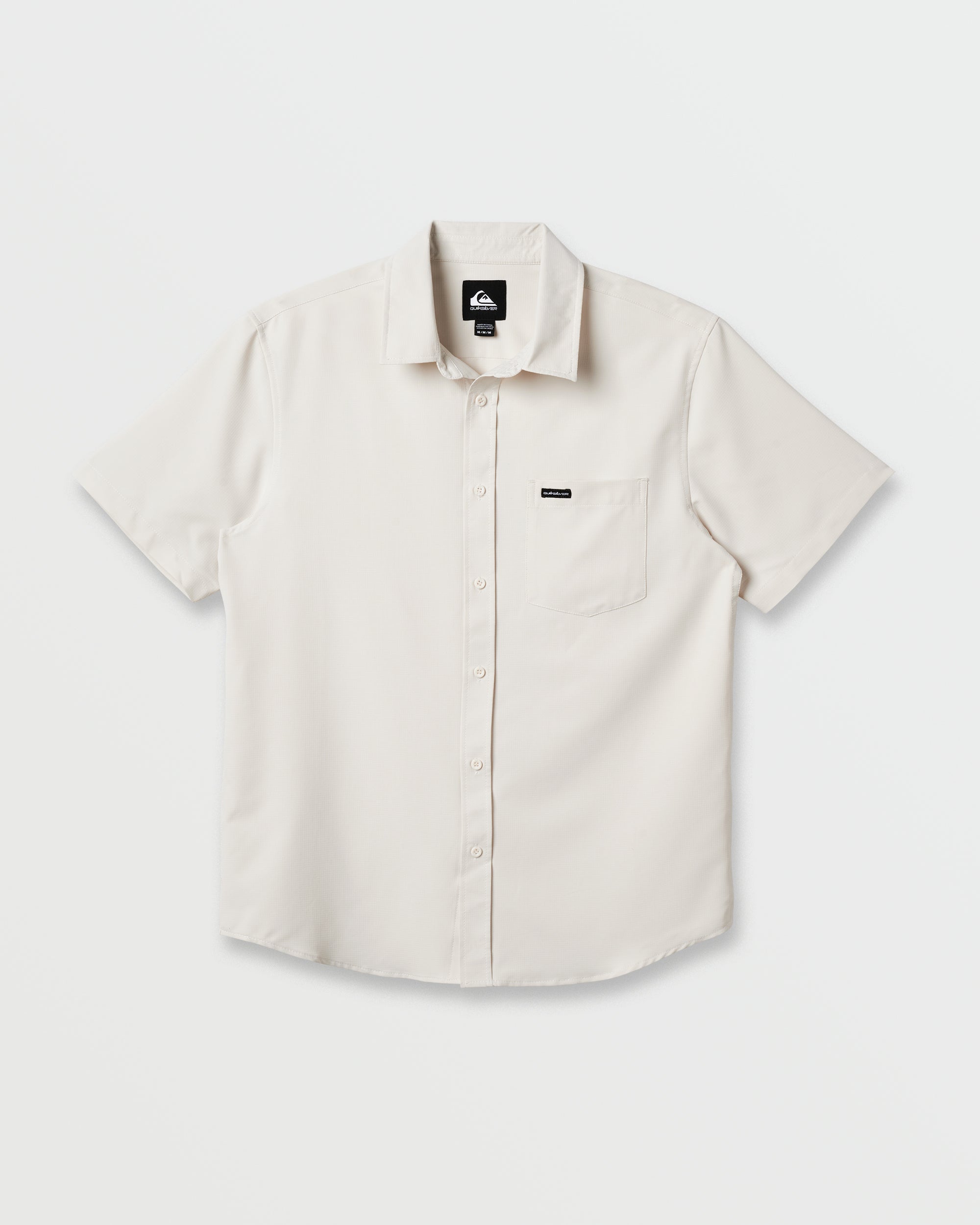 Allport Classic Short Sleeve Shirt - Silver Birch | Quiksilver