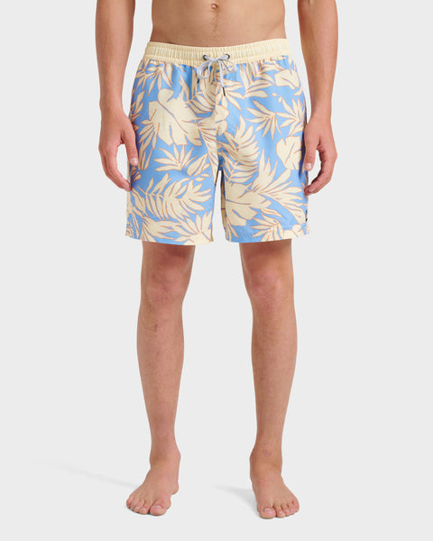 Everyday Trippin Palm Swim Trunks - Pastel Yellow | Quiksilver