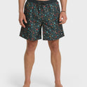 Everyday Ditsy Floral Swim Trunks - Black