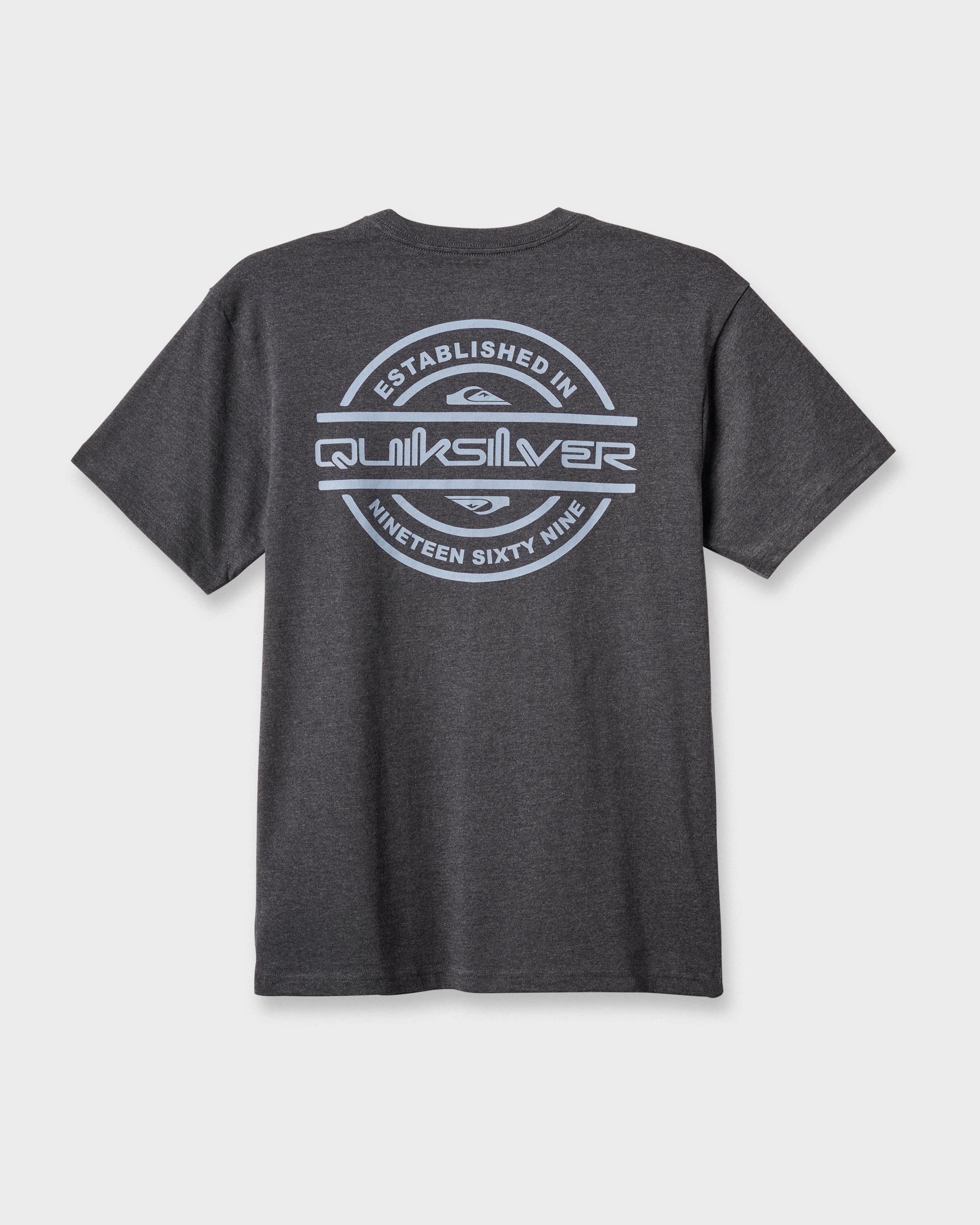 Mirrored Classic T-shirt - Charcoal Heather | Quiksilver