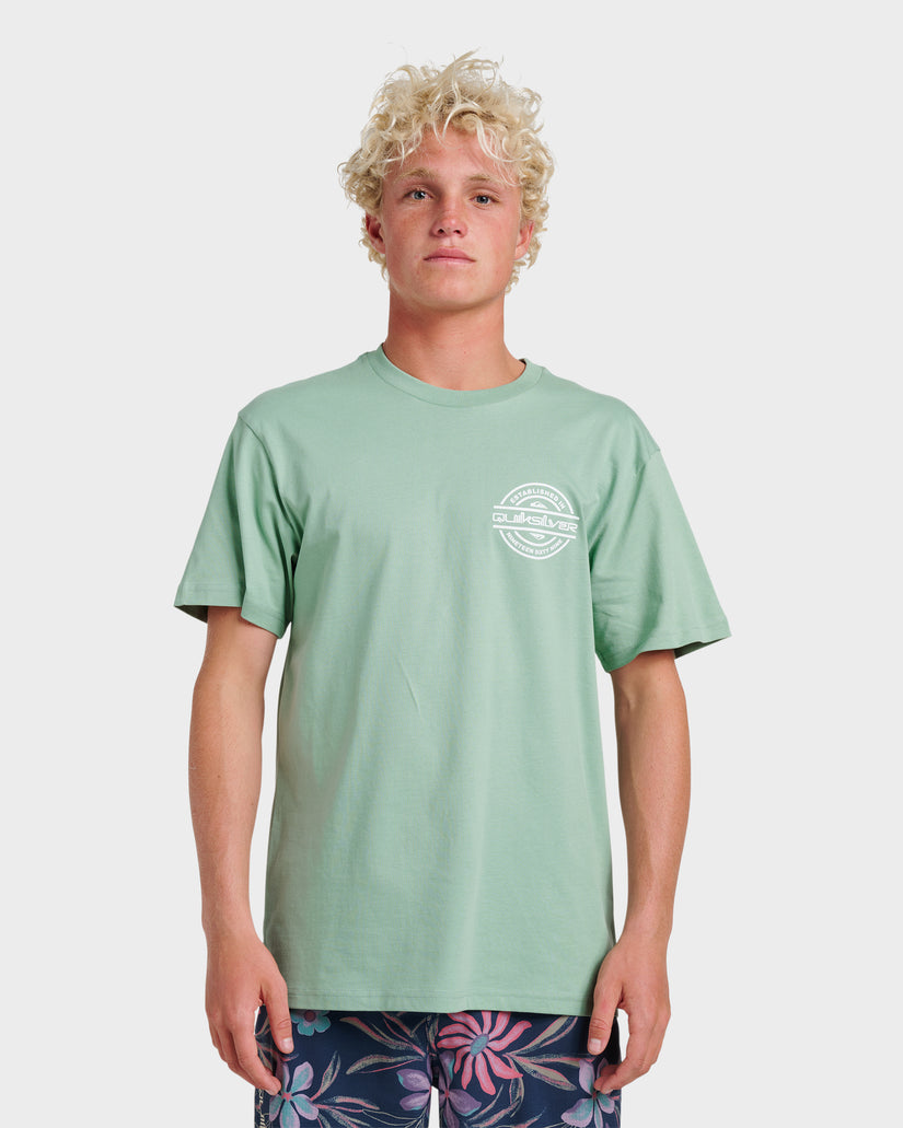 Mirrored-Classic-T-shirt-Granite-Green-1