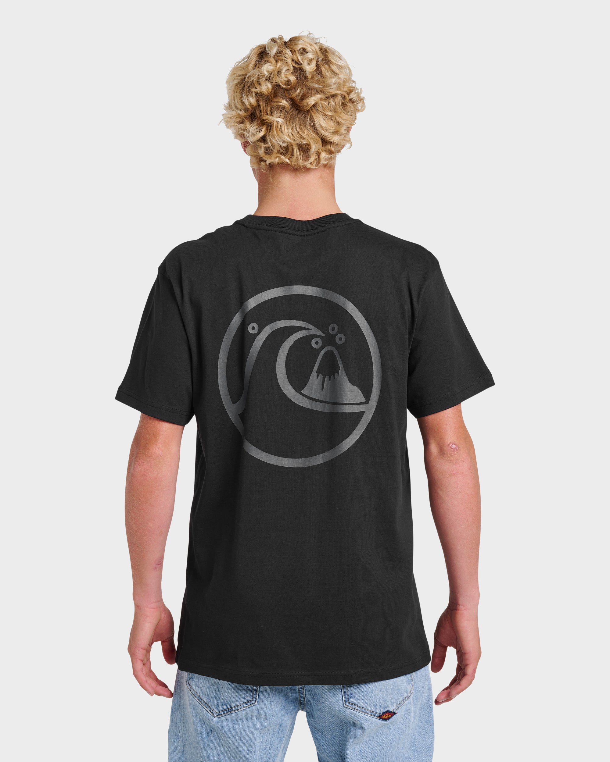 Jungle Wave Classic T-shirt - Black | Quiksilver