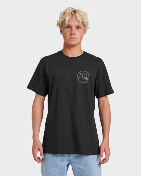 Jungle Wave Classic T-shirt - Black | Quiksilver