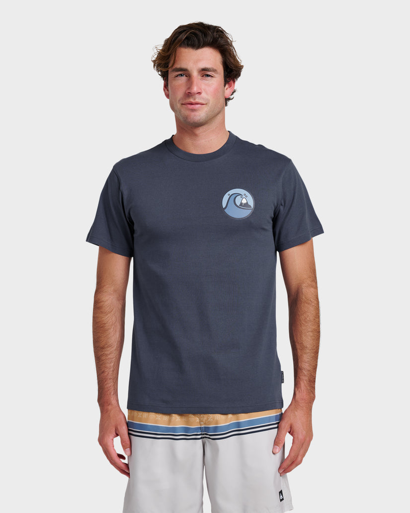 Jungle-Wave-Classic-T-shirt-Navy-1