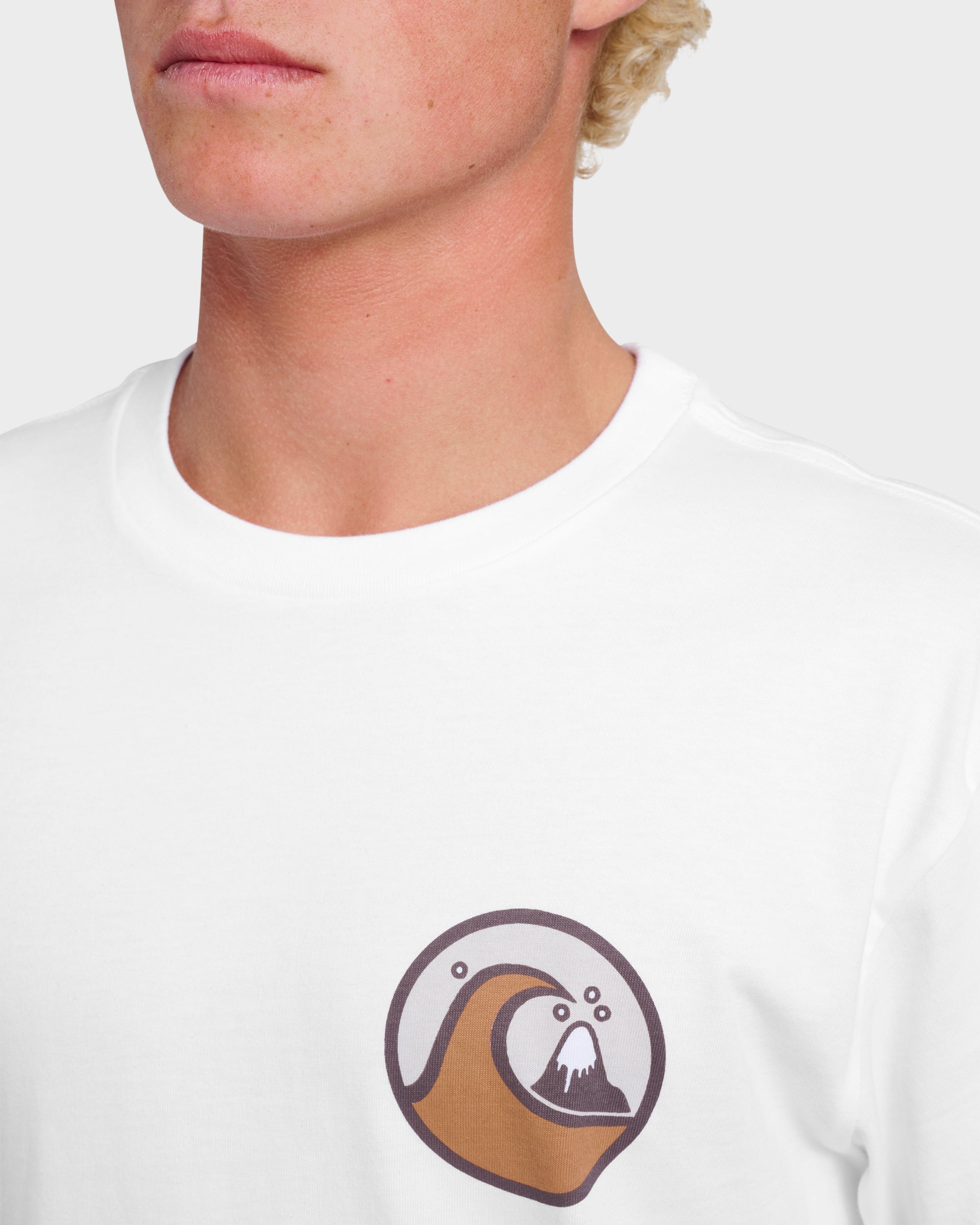 Jungle Wave Classic T-shirt - White | Quiksilver