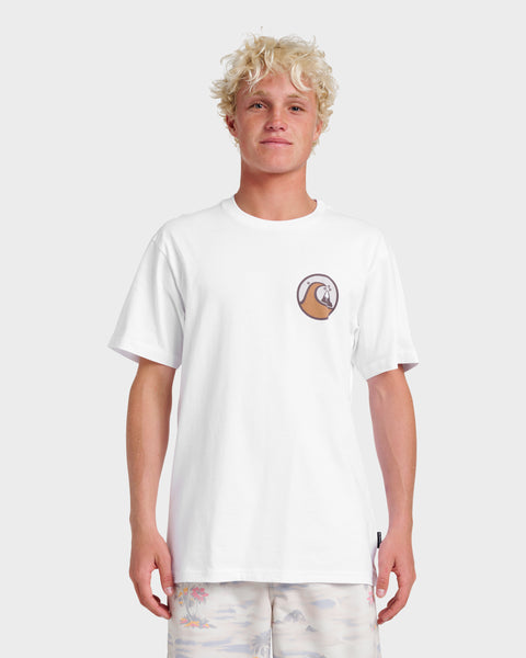 Jungle Wave Classic T-shirt - White | Quiksilver