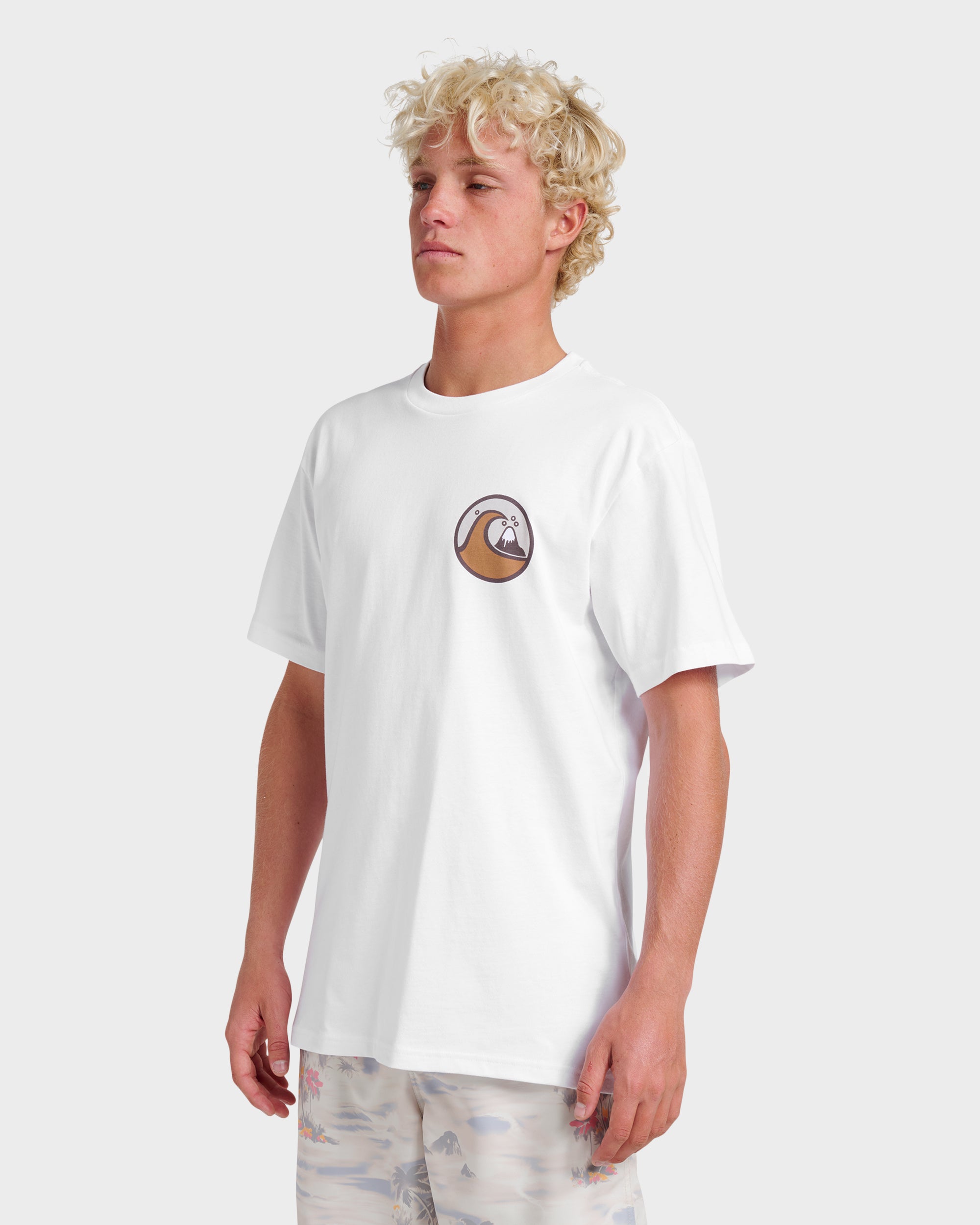Jungle Wave Classic T-shirt - White | Quiksilver