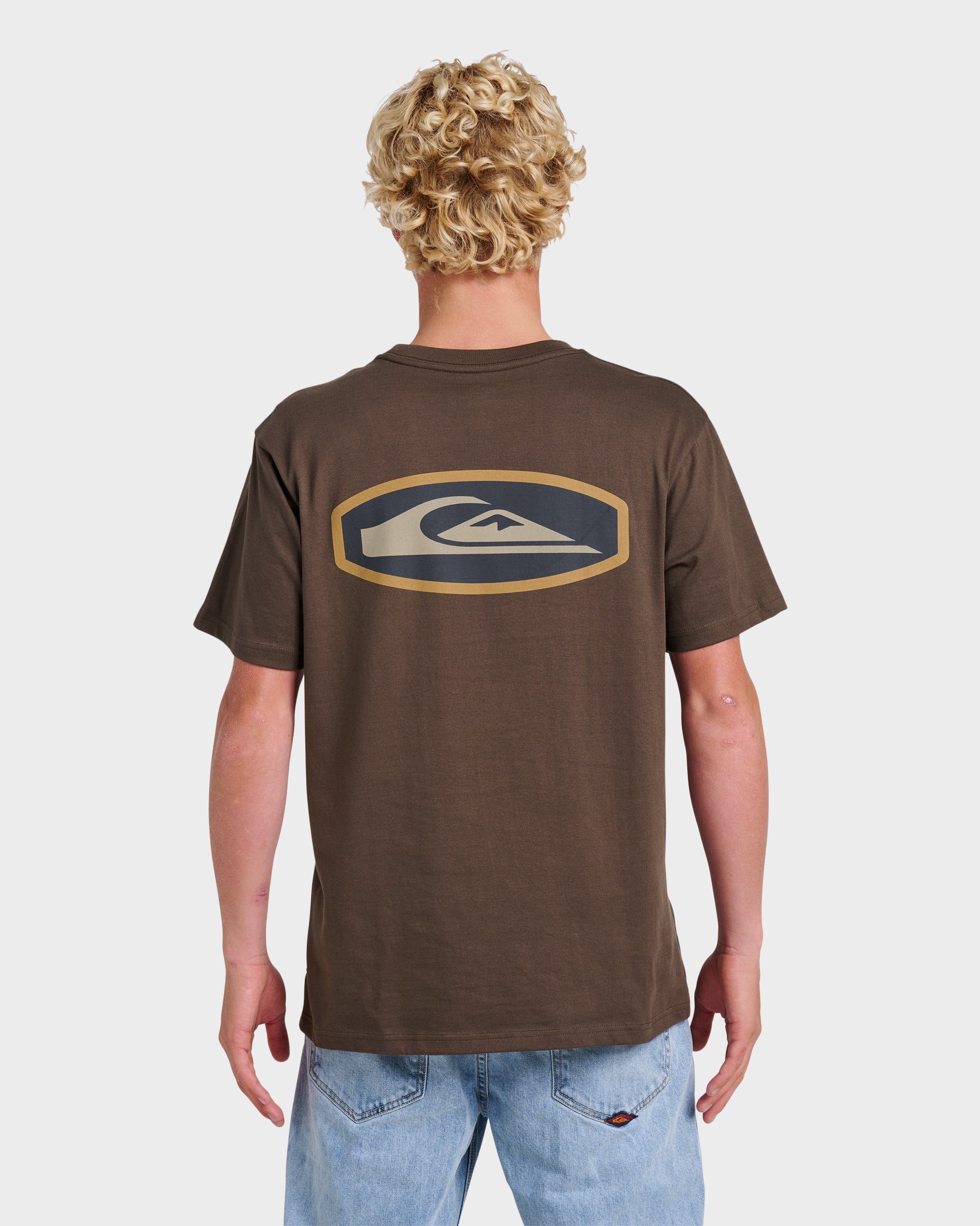 Stadium Emblem Classic T-shirt - Chocolate Brown | Quiksilver