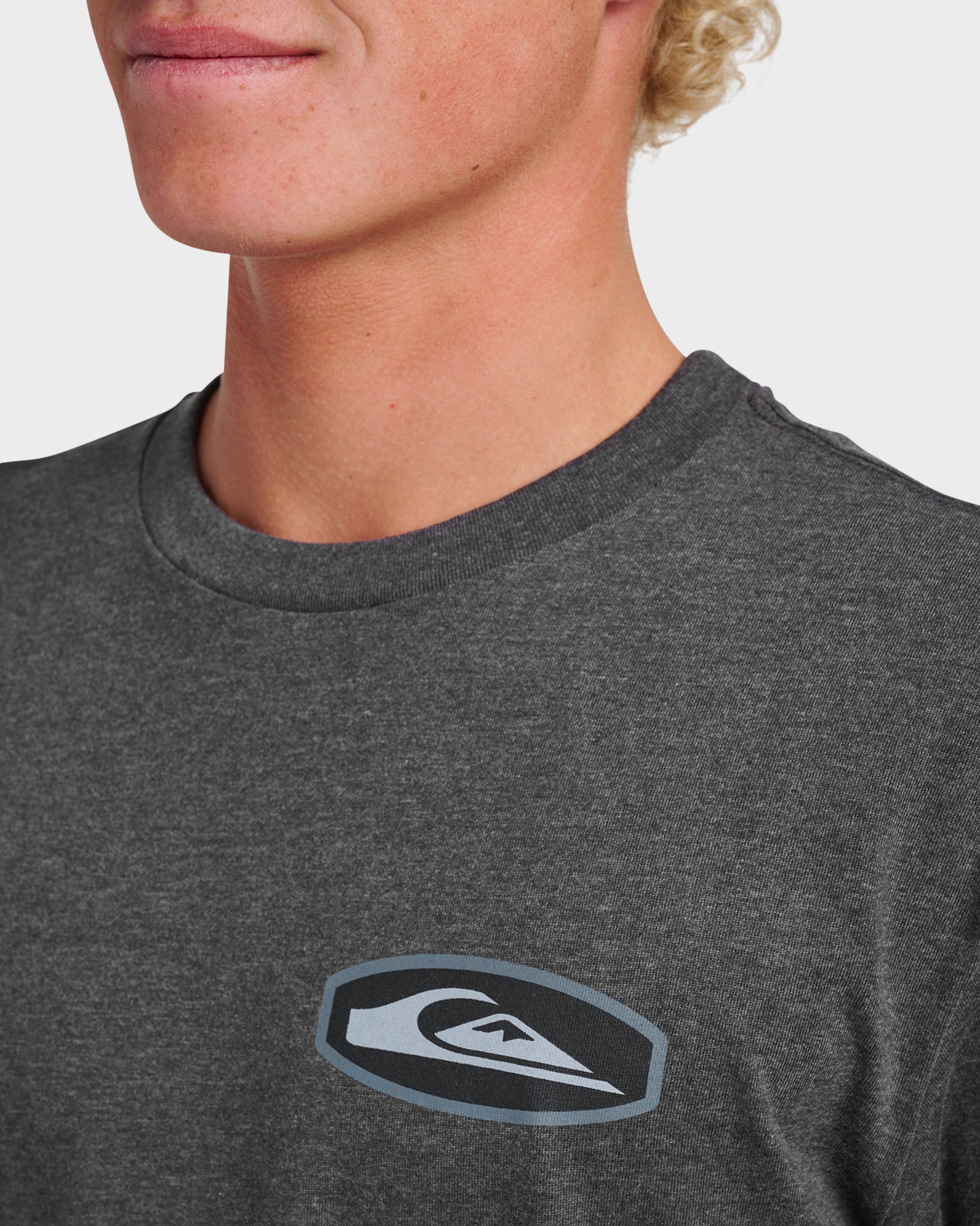 アパルトモン 3PACK T-SHIRTS Tシャツ シルバーC Stadium Emblem Classic T-shirt - Charcoal Heather | Quiksilver