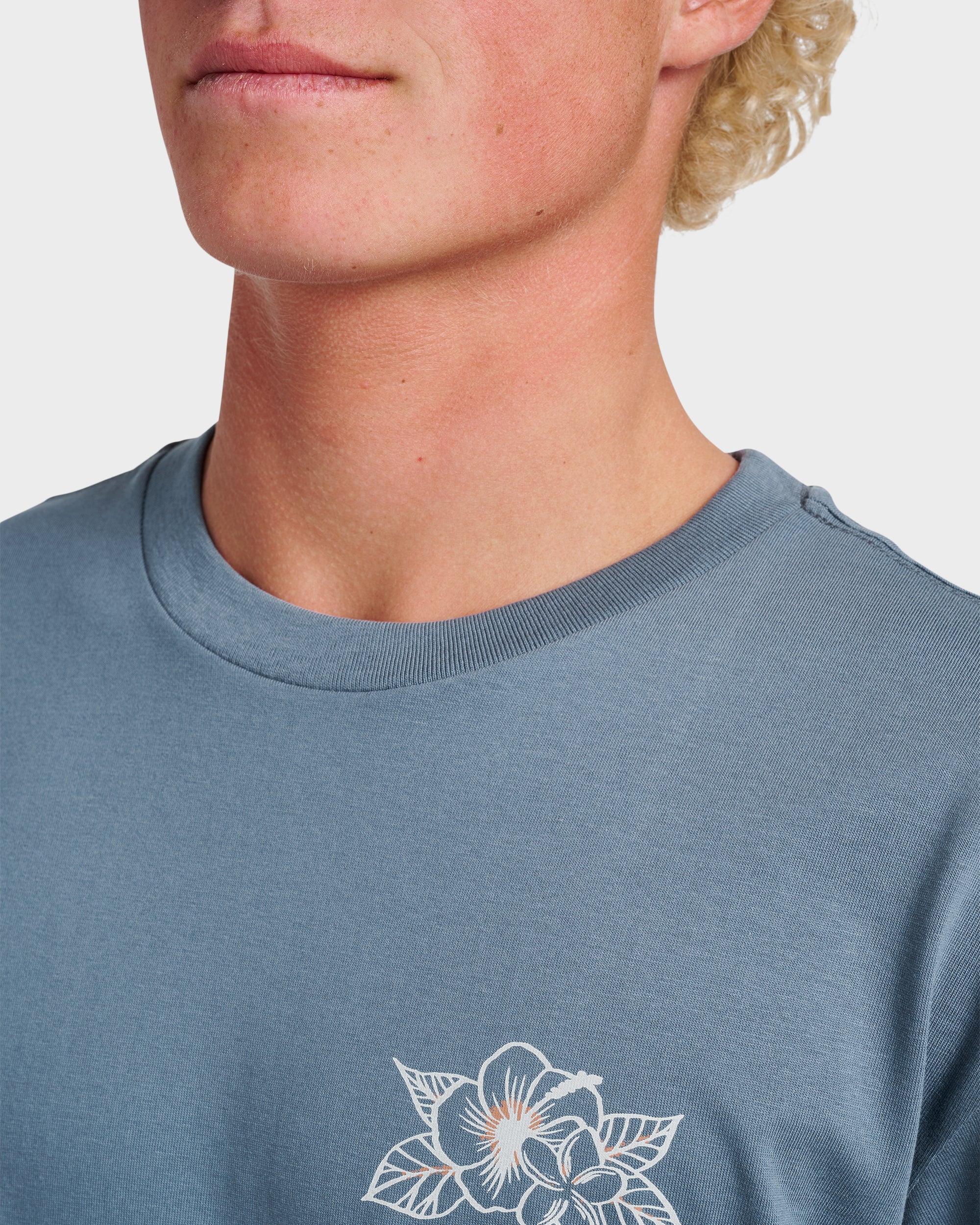 Floral Needs Classic T-shirt - China Blue | Quiksilver