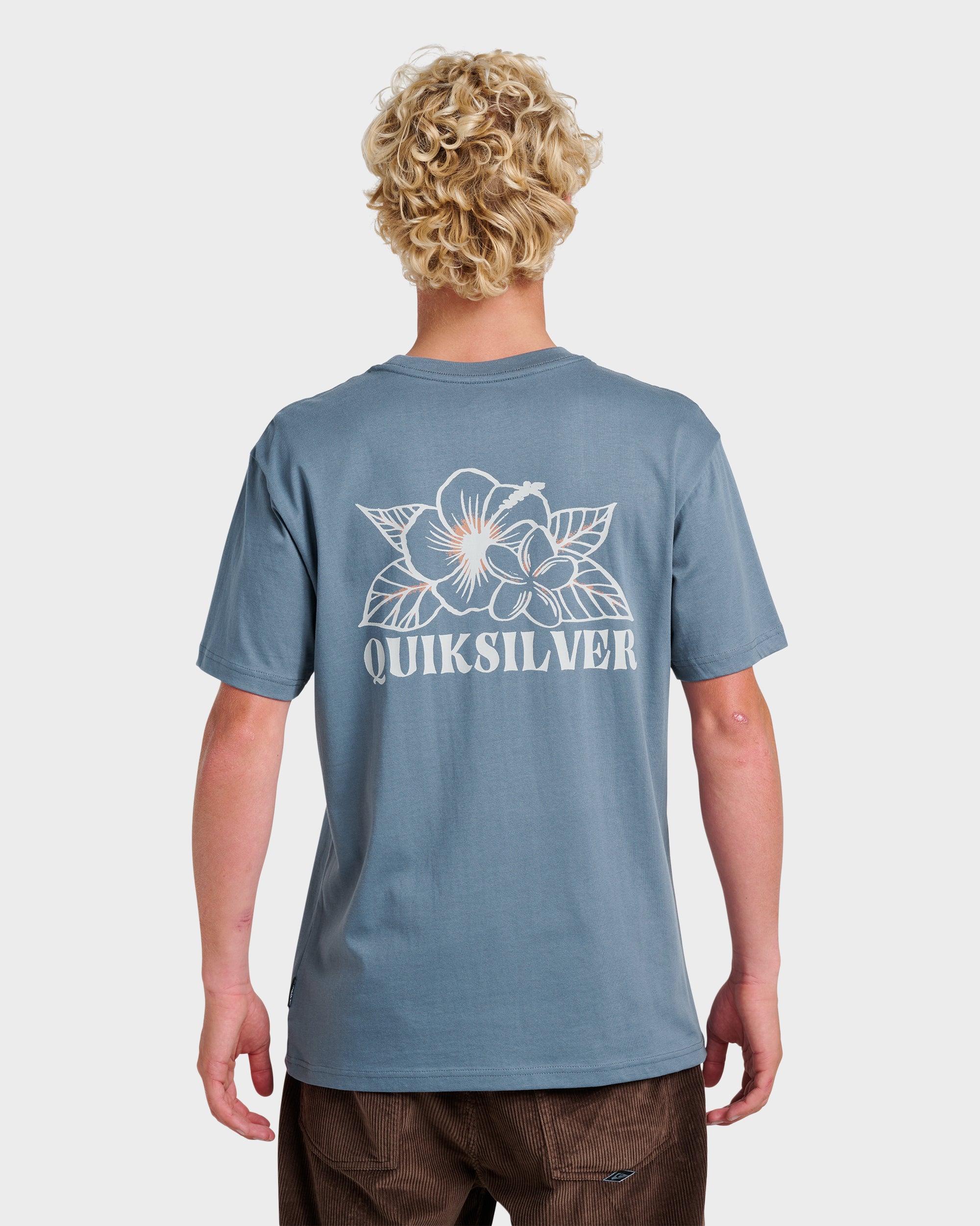 Floral Needs Classic T-shirt - China Blue | Quiksilver