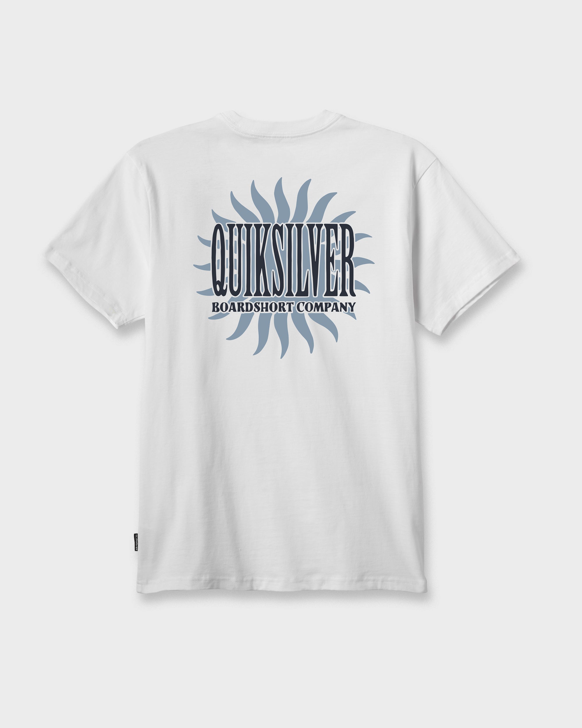 トップス CLANE QUICK DRY COTTON LOGO T-SHIRT Sunny Side Up Classic T-shirt - White | Quiksilver