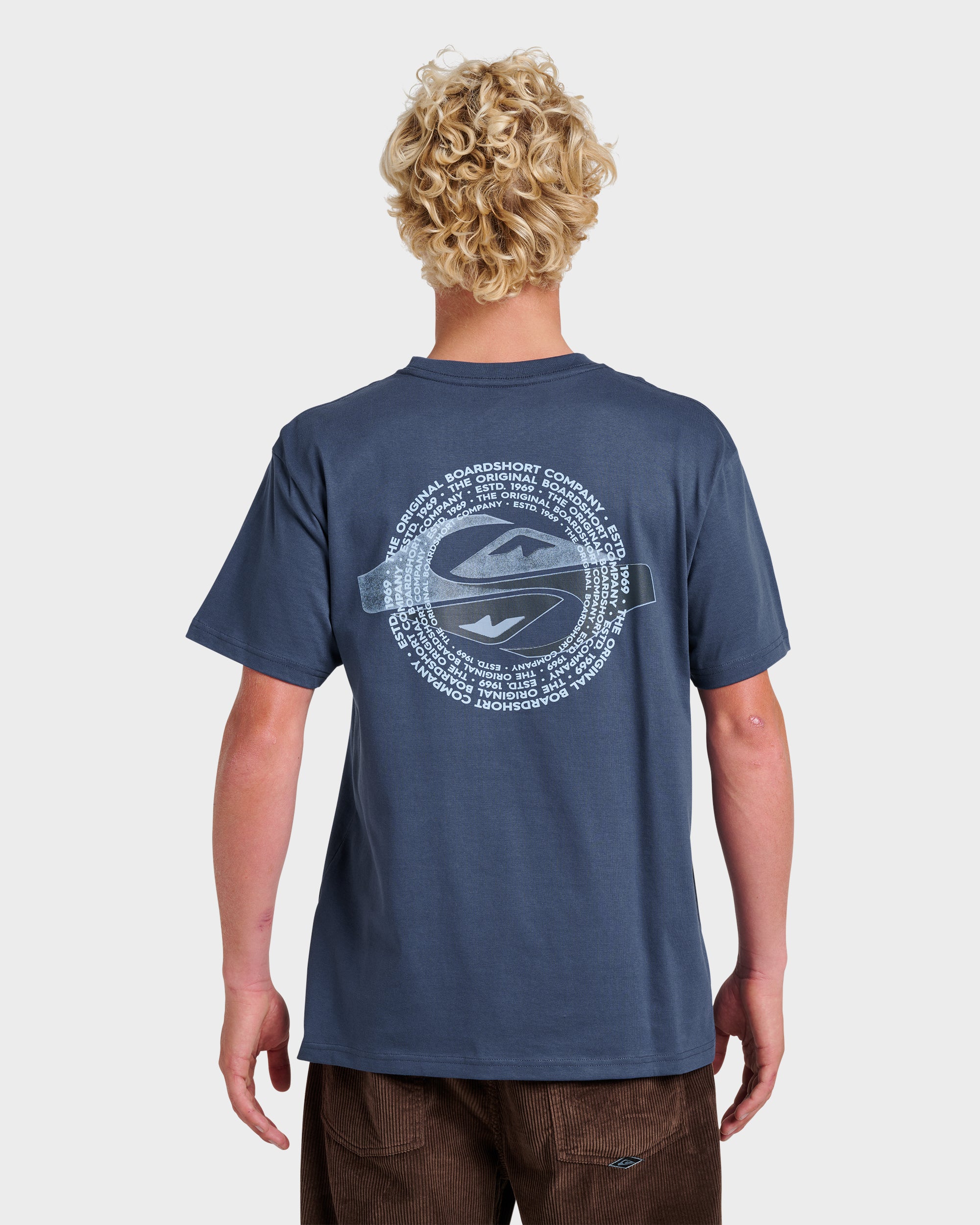 Yin Vortex Classic T-shirt - Navy | Quiksilver