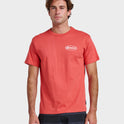 Mechanics Script Classic T-shirt - Mineral Red