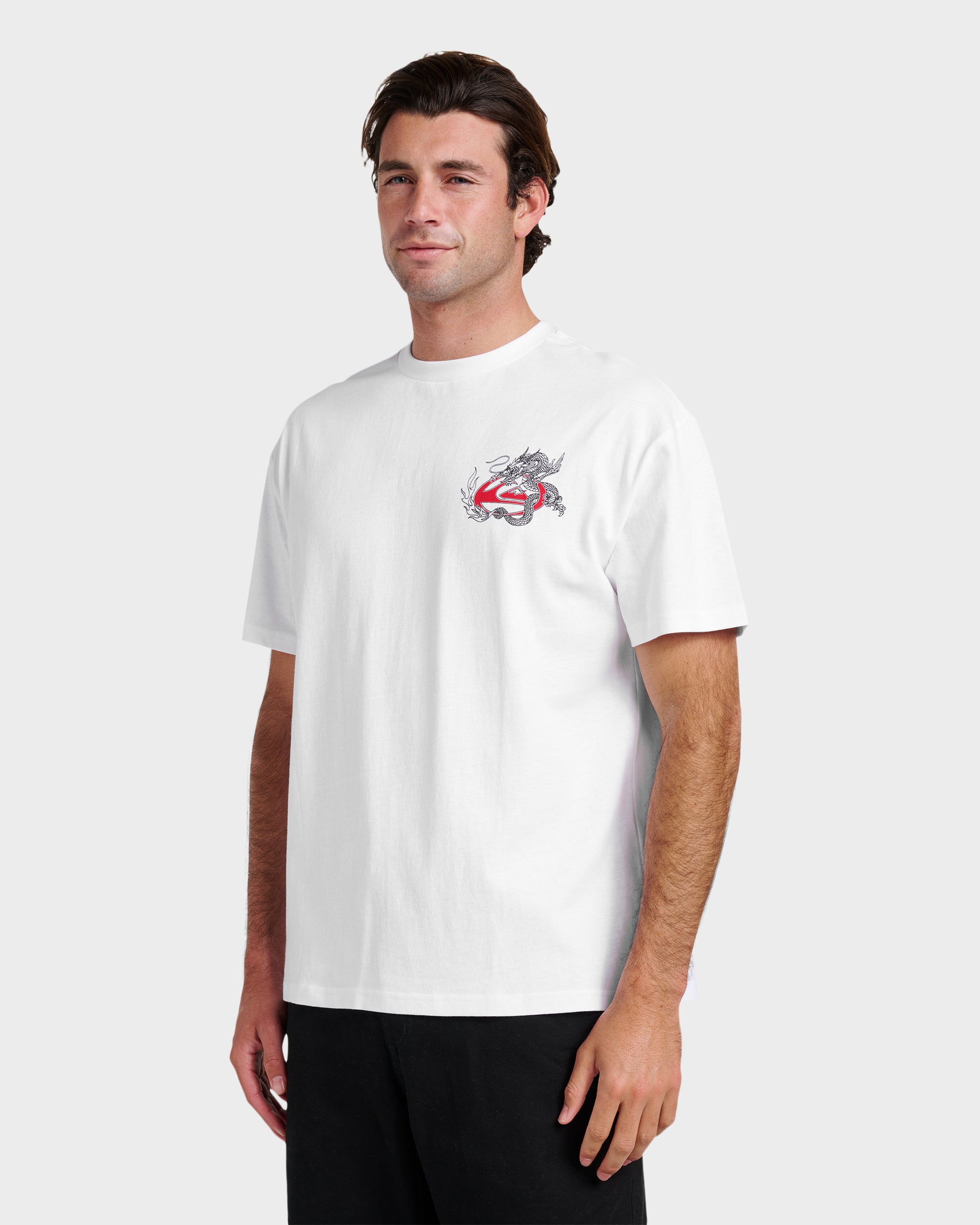 Dragon Master Heavy Weight T-shirt - White | Quiksilver