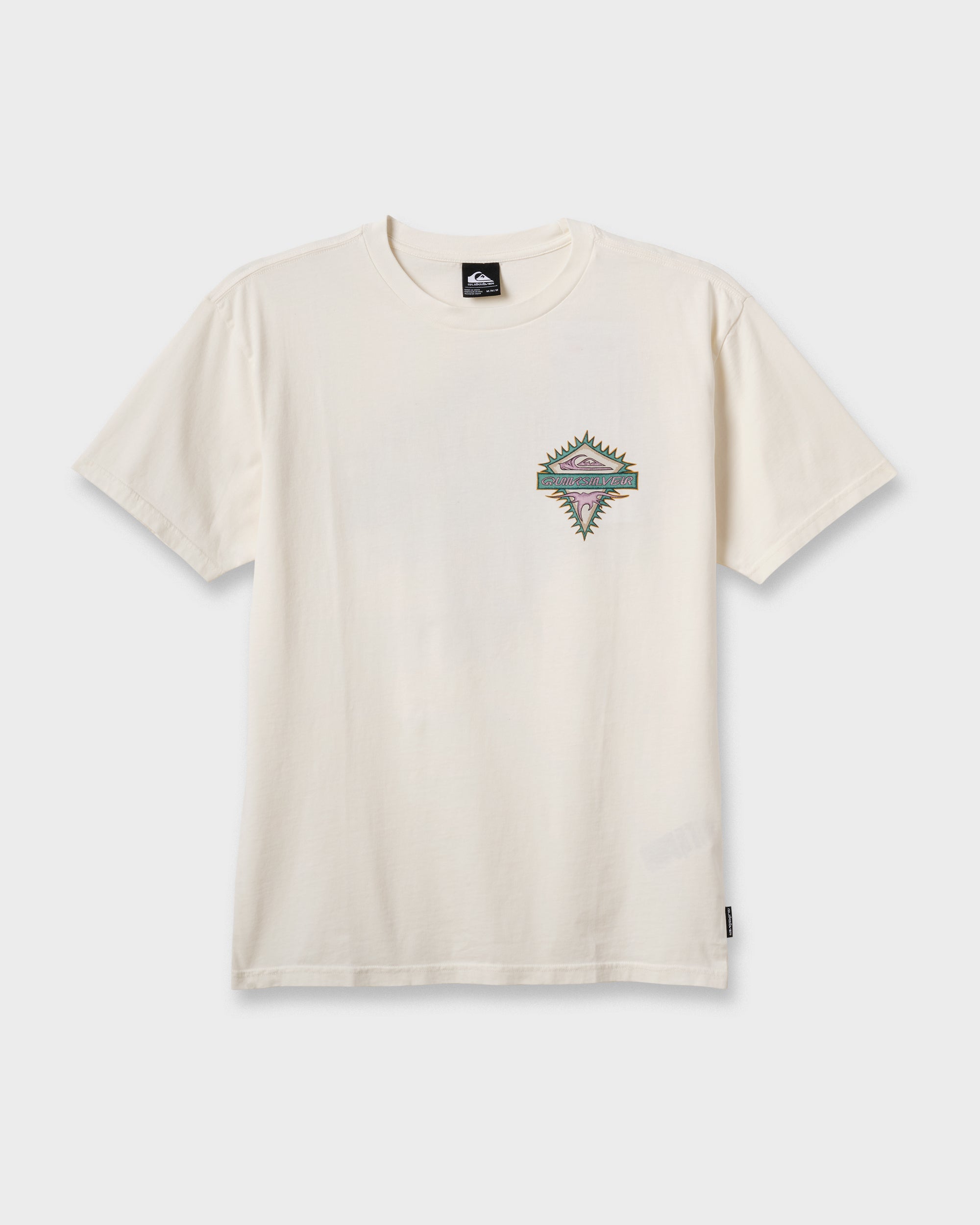 Liberty Spikes Pigment Dye T-Shirt - Snow White | Quiksilver