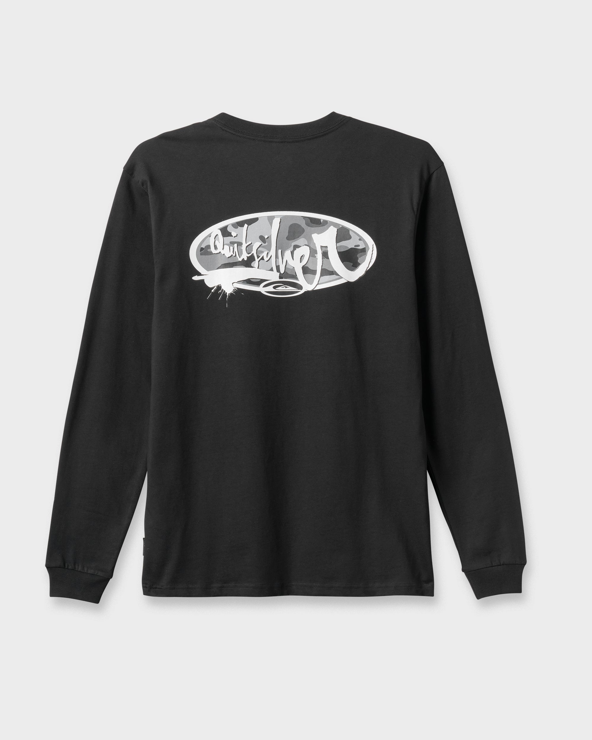 Impaired Camo Long Sleeve T-shirt - Black | Quiksilver