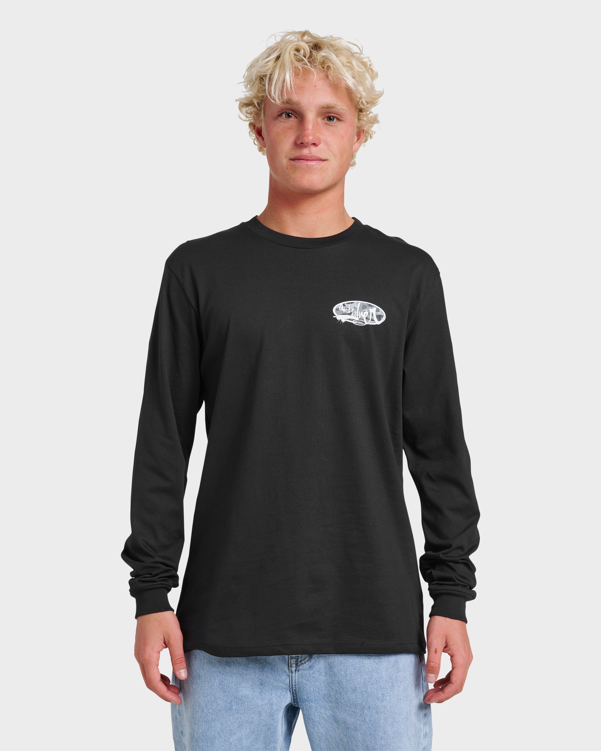 専用☆argue sofy long T-shirts Impaired Camo Long Sleeve T-shirt - Black | Quiksilver