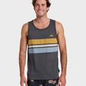 Og Stripe Tank  - Charcoal Heather