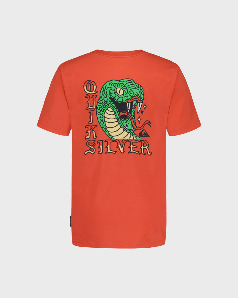 Little Boys Snake Head Short Sleeve T-Shirt
