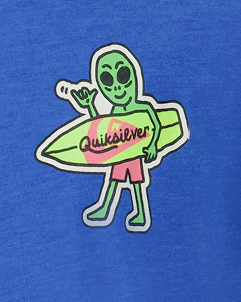 Little Boys Sticker Short Sleeve T-Shirt