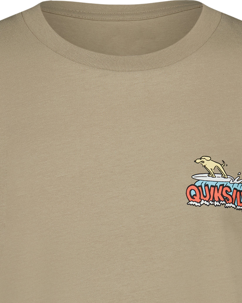 Little Boys Dog Wave Short Sleeve T-Shirt