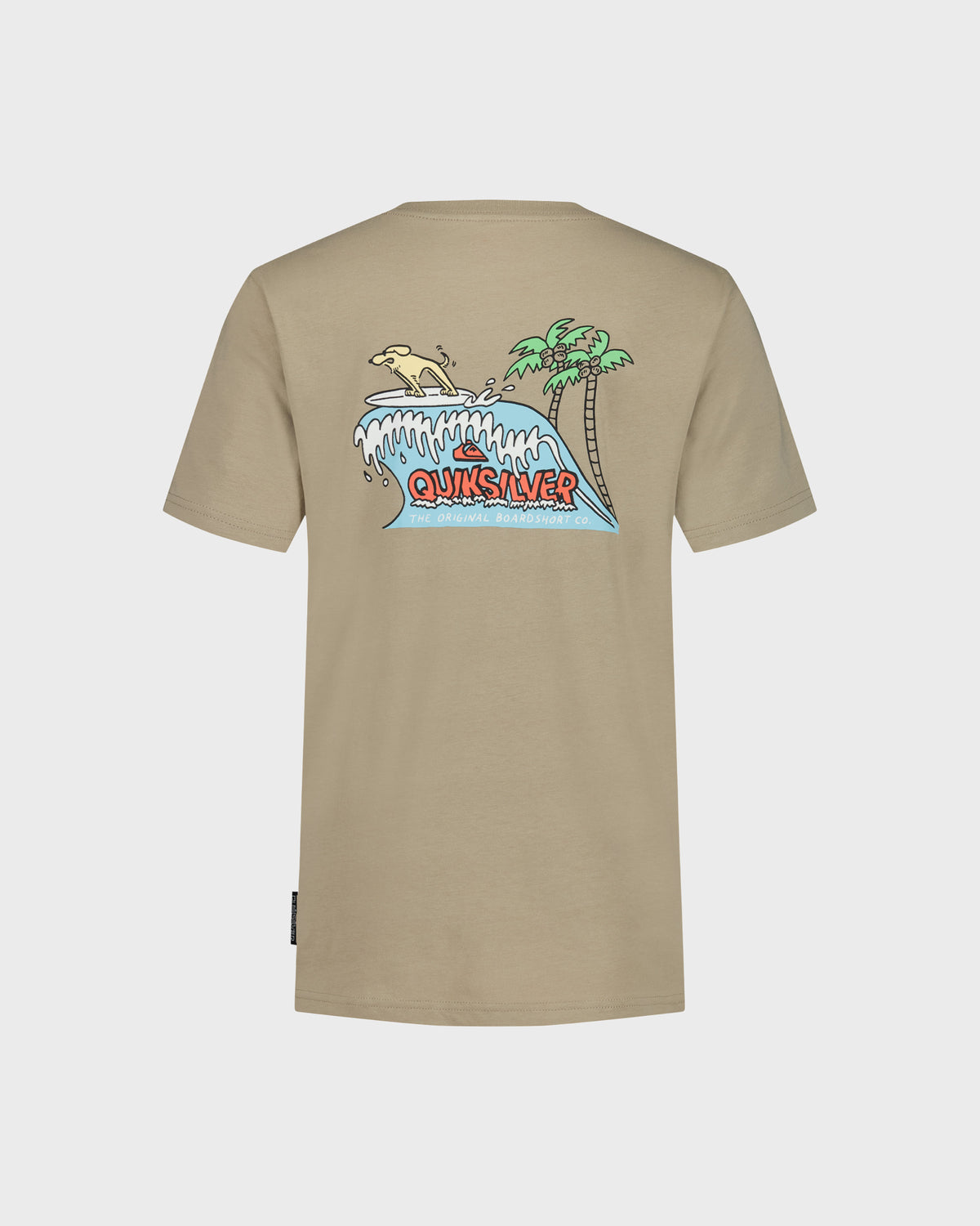 Little Boys Dog Wave Short Sleeve T-Shirt