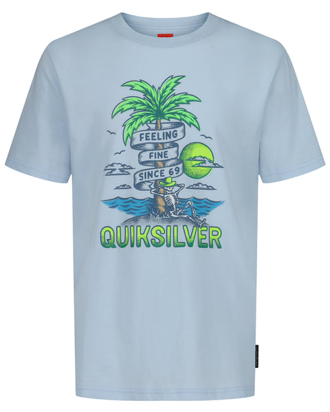 Boys Skeleton Chillin Short Sleeve T-Shirt - Boys Skeleton Chillin
