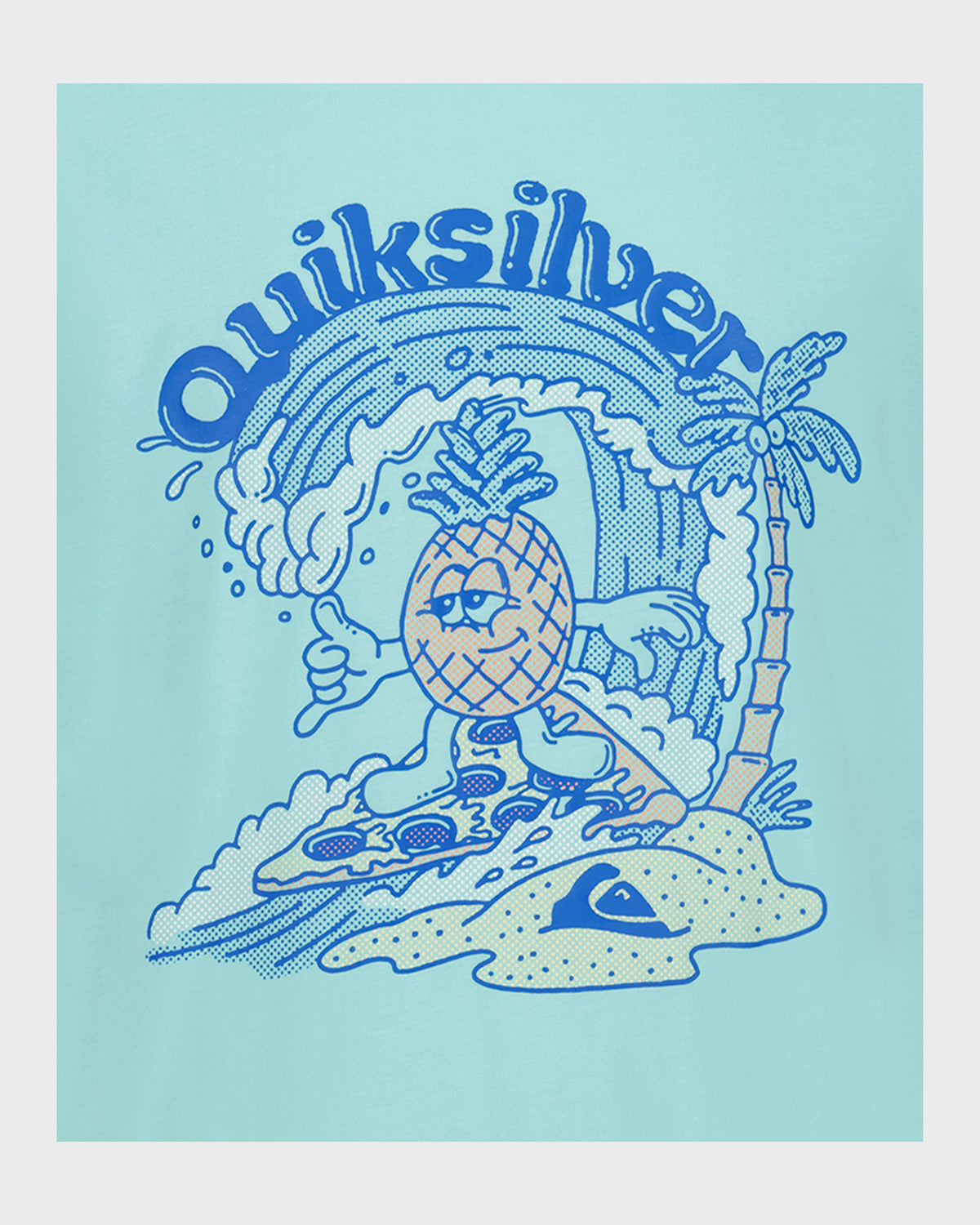 Little Boys Pizza And Pineapple Short Sleeve T-Shirt