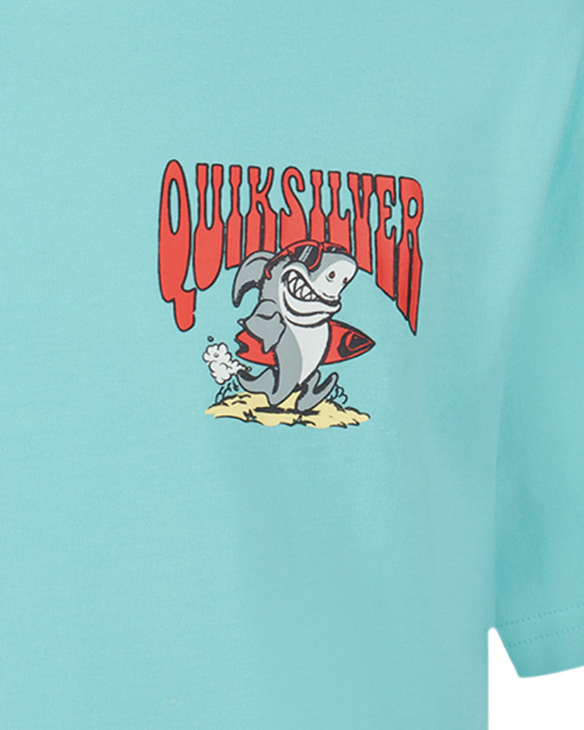 Little Boys Shark Run Short Sleeve T-Shirt