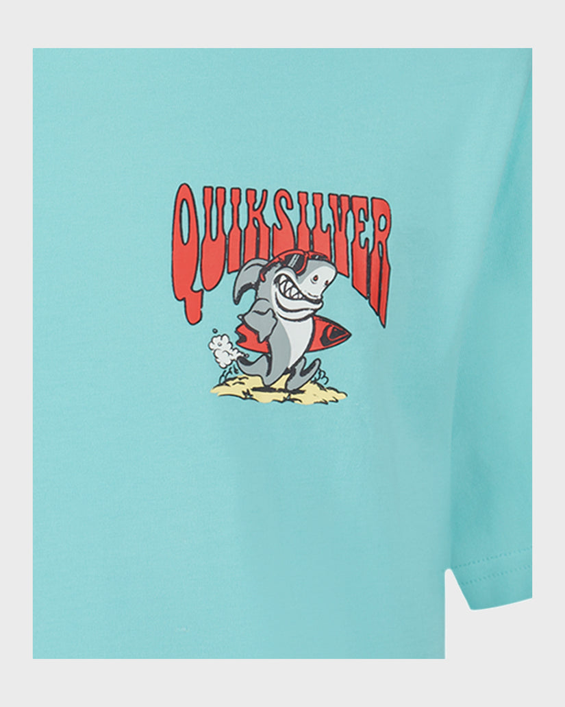Little Boys Shark Run Short Sleeve T-Shirt