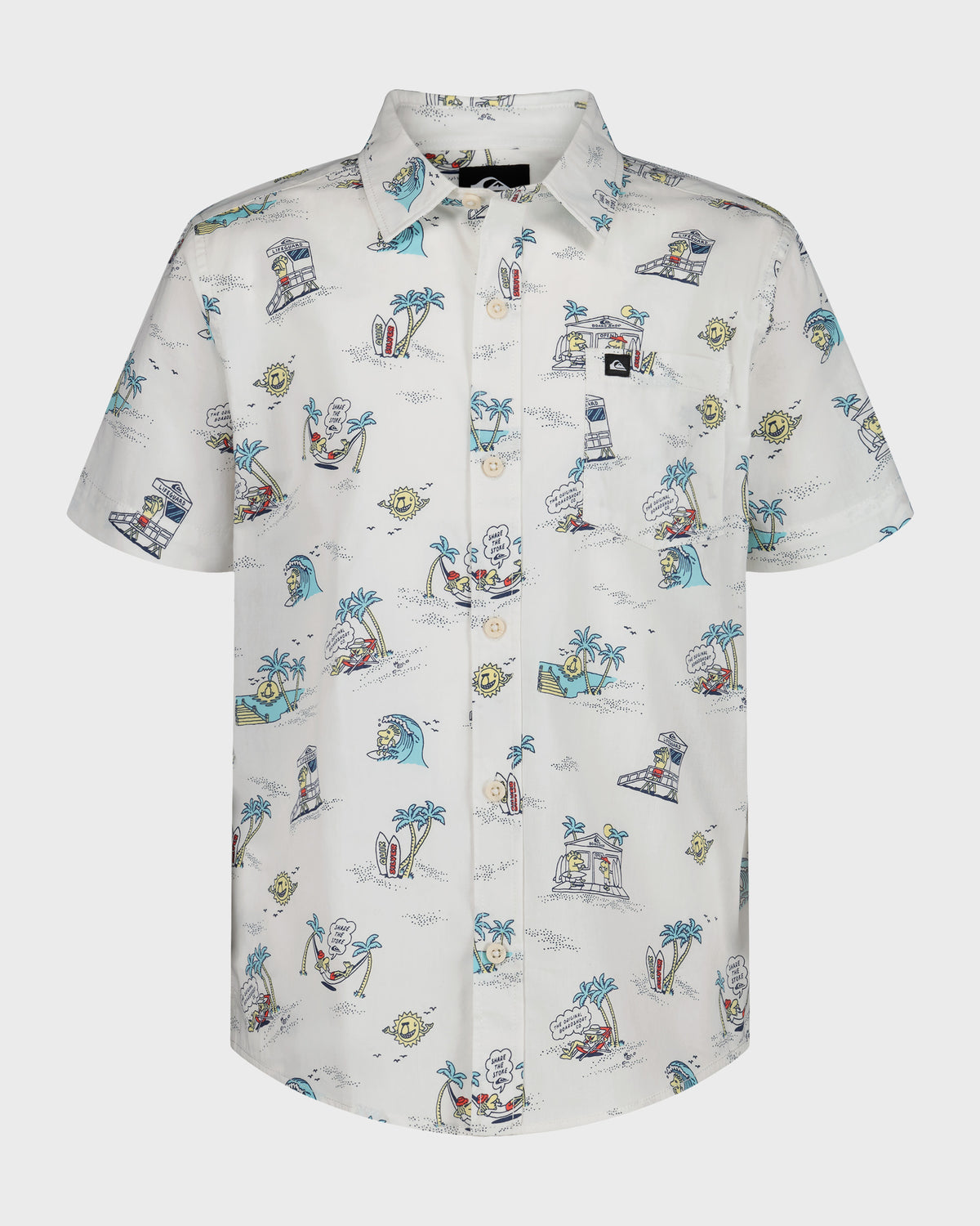 Boys Surf Doodle Classic Short Sleeve