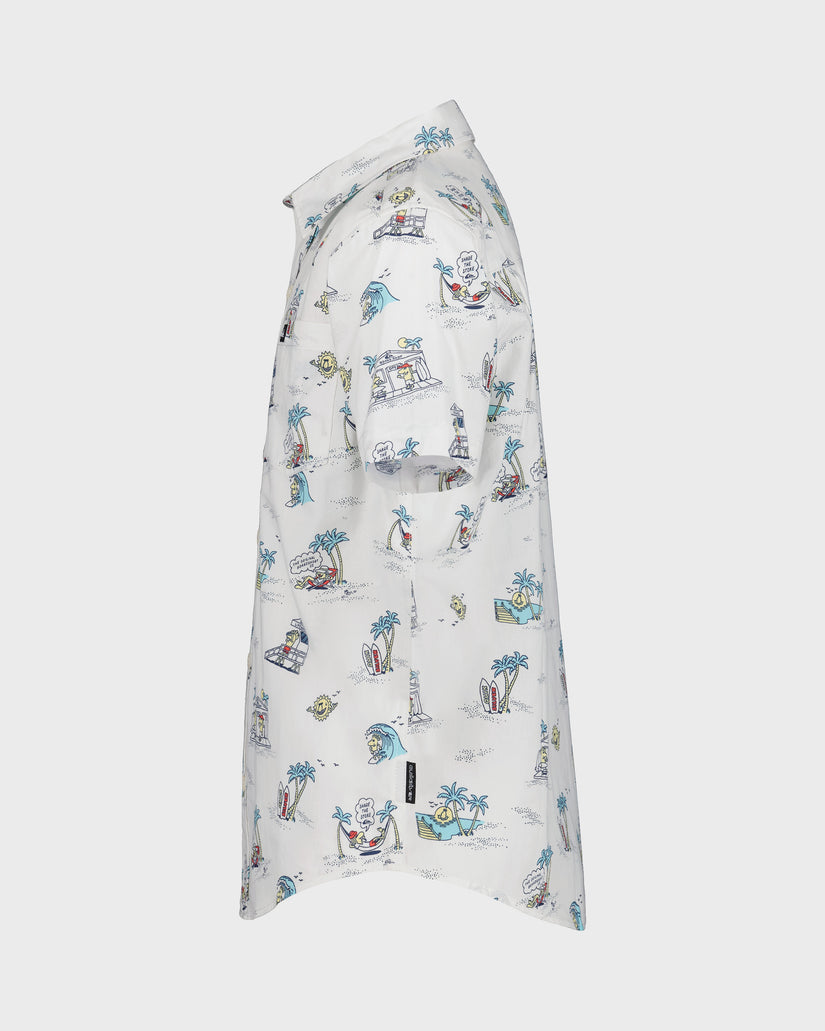 Boys Surf Doodle Classic Short Sleeve