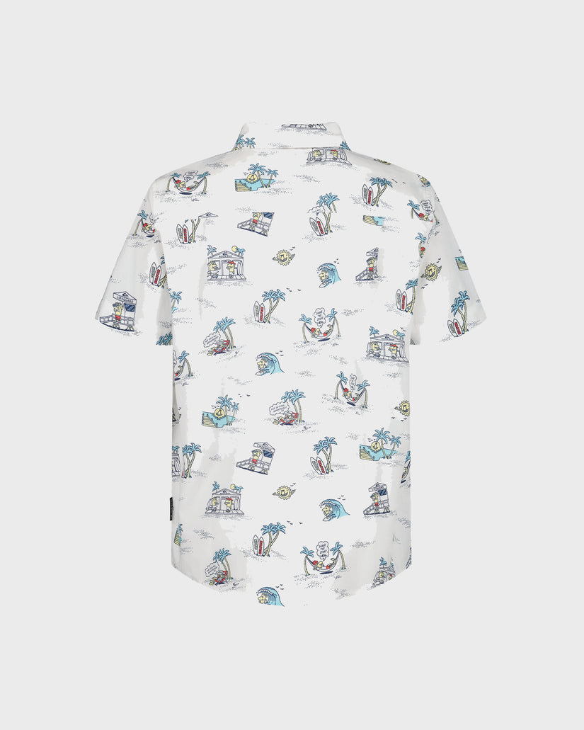 Little Boys Surf Doodle Classic Short Sleeve