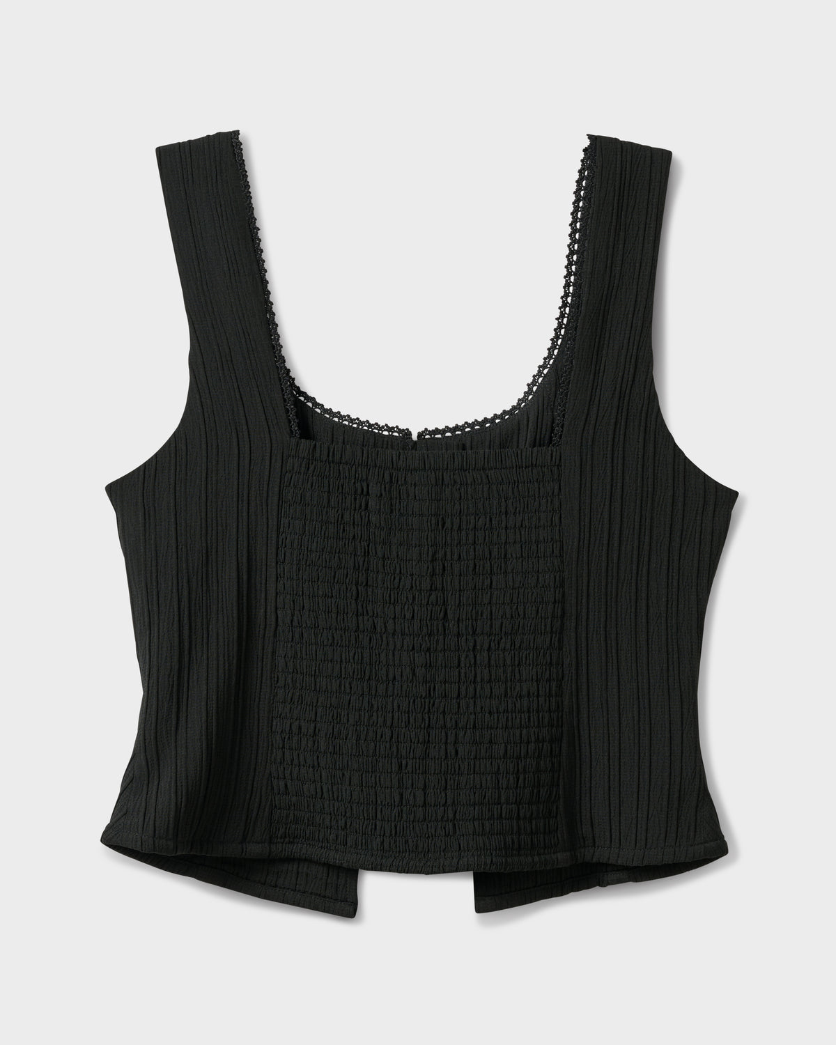 Maci Solid Textured Tank Top