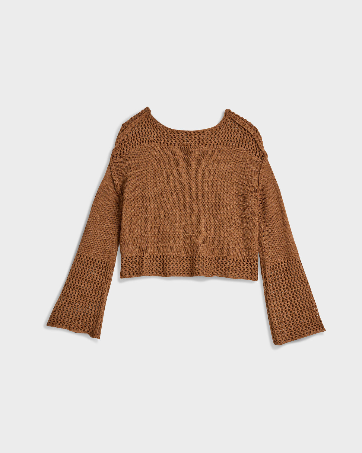 Cascade Bell Sleeve Crop Sweater