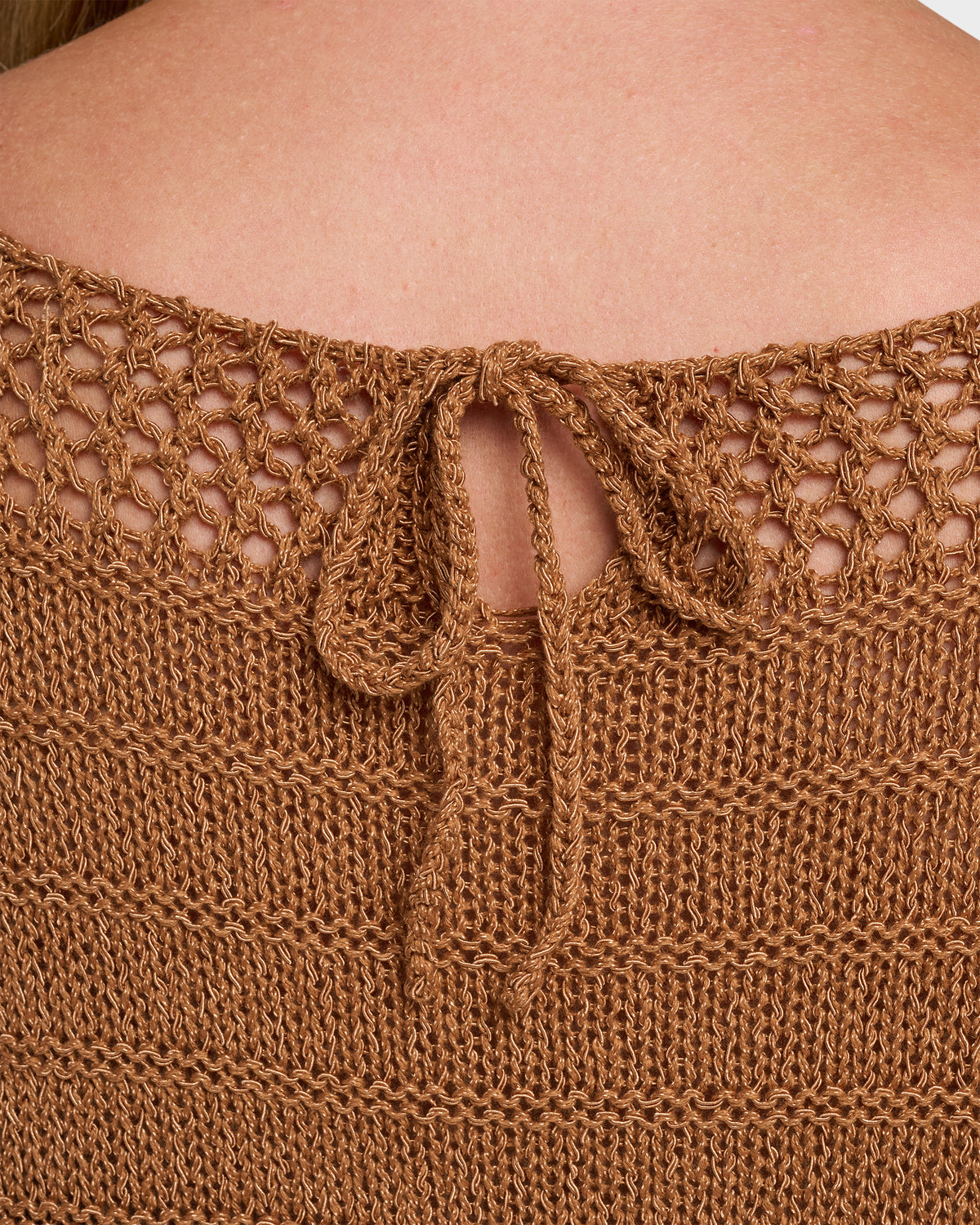 Cascade Bell Sleeve Crop Sweater