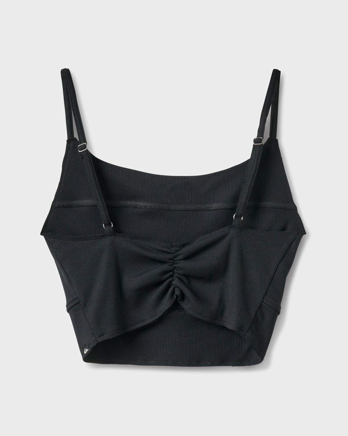 Rhea Solid Cropped Rib Tank