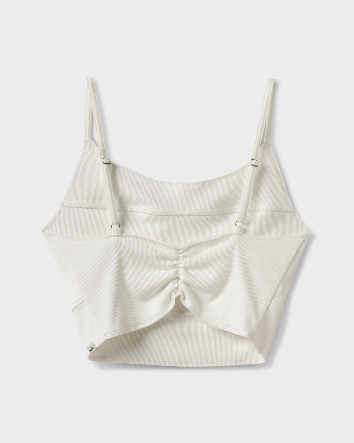 Rhea Solid Cropped Rib Tank