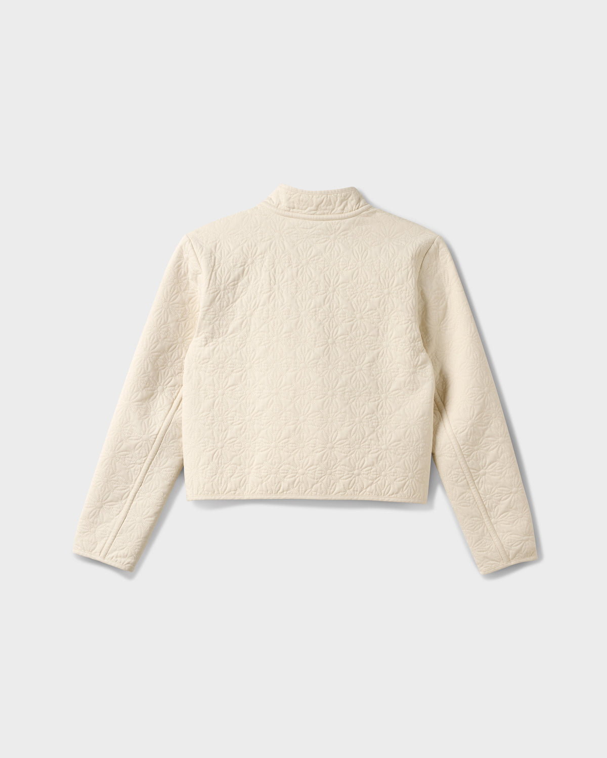 Sundial Hidden Snap Front Quilted Jacket