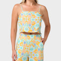 Jessa Sun Blooms Print Cami Top