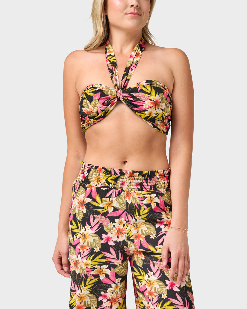 Sunkissed Maui Vacation Print Bandeau Top