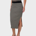 Cora Bay Yarn Dyed Stripe Sweater Midi Skirt