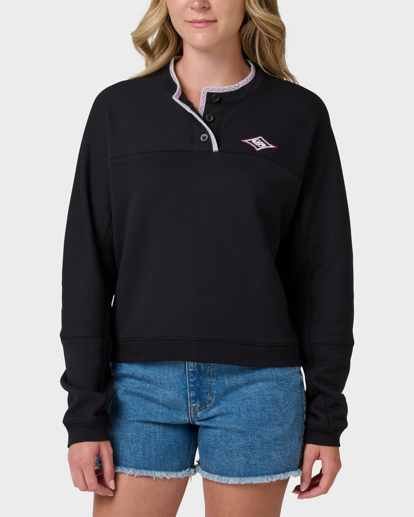 Shallow Waters Henley Sweatshirt
