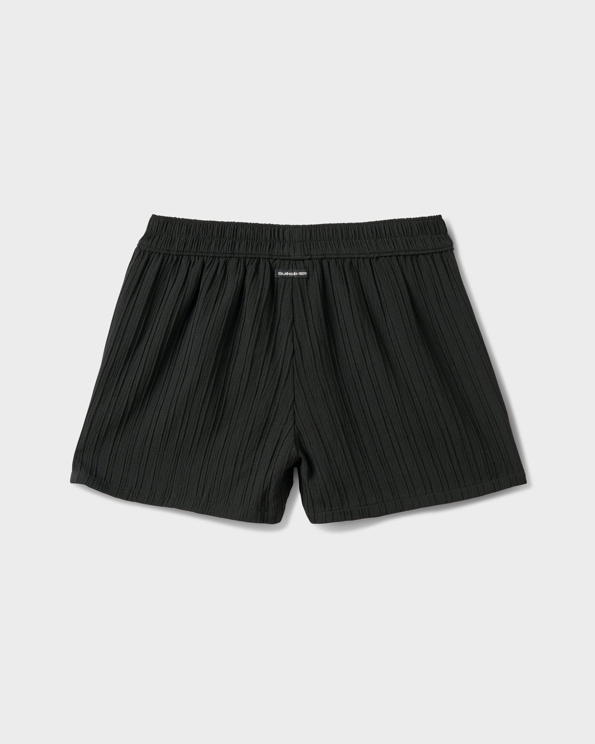 Barbados Solid Textured Elastic Waist Short