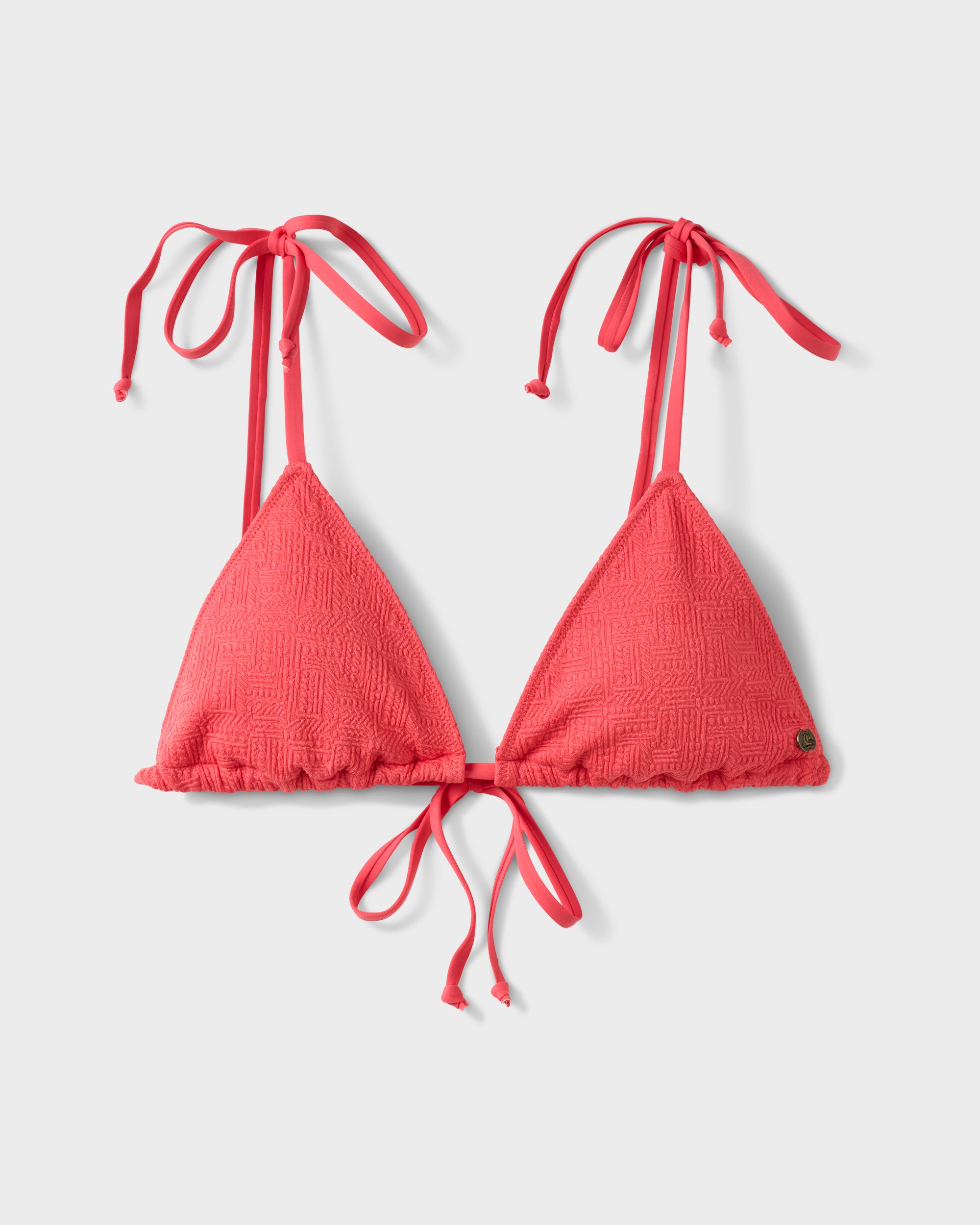 Maya Spotted Tie Triangle Bikini Top - Maya Spotted Tie Triangle