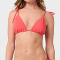 Maya Spotted Tie Triangle Bikini Top
